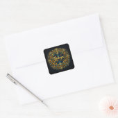 Dank Je Wel | Stijlvol Dankbaarheidsontwerp Vierkante Sticker (Envelop)