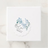 Dank je wel Stof Eucalyptus Elegant Bedankjes Labels (In situ)