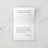 Dank je wel, Sympathy Card Bedankkaart (Binnen)