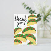 DANK JE WEL! Taco Lawine Heerlijk Briefkaart (Staand voorkant)