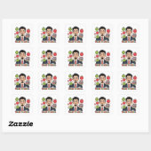 Dank Je Wel Terug Naar School Leraar Apple Vierkante Sticker (Vel)