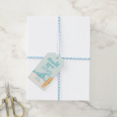 Dank je wel The Big One Surf Beach Cadeaulabel (Met Touw)