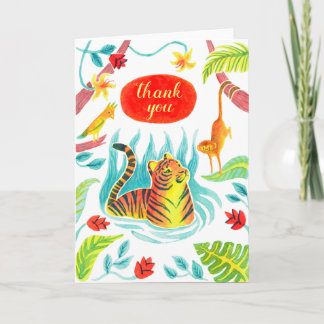 Dank je wel Tiger Bedankkaart