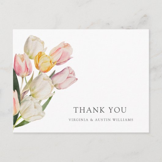 Dank je wel Tulp Postkaart (Voorkant)