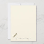 Dank je wel van onze kleine hoeve bedankkaart (Achterkant)