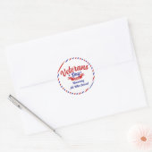 Dank je wel Veteranen Dag Ronde Sticker (Envelop)