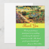 Dank je wel. Vincent van Gogh Bedankkaart (Voorkant / Achterkant)