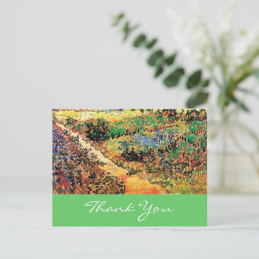 Dank je wel. Vincent van Gogh Briefkaart (Staand voorkant)