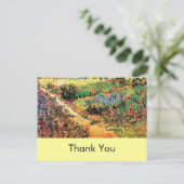 Dank je wel. Vincent van Gogh Briefkaart (Staand voorkant)
