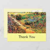 Dank je wel. Vincent van Gogh Briefkaart (Voorkant / Achterkant)
