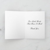 Dank je wel vlinders bedankkaart (Binnen)