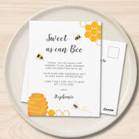 Dank je wel voor Bee Baby Shower