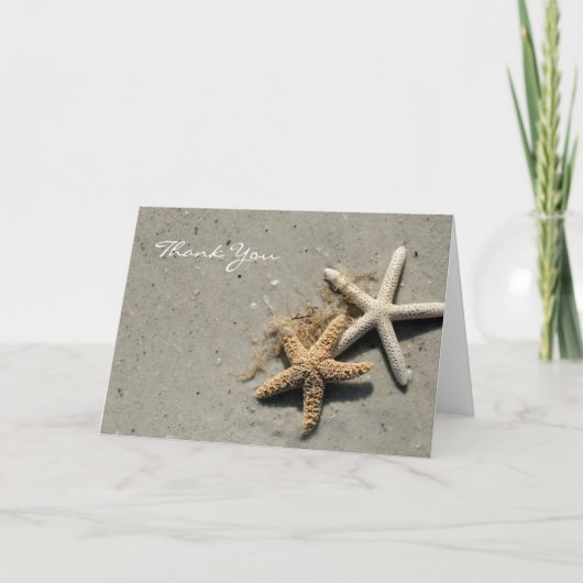 Dank je wel voor Cards Beach Bedankkaart (Voorkant)