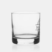 Dank je wel voor de bruidsjonkers whisky glas (Rechts)