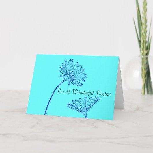 Dank je wel voor een geweldige dokter bedankkaart (Voorkant)