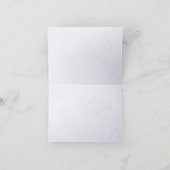 Dank je wel voor het Columbine-boeket Bedankkaart (Binnen)