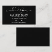 Dank je wel voor het mooie visitekaartje (Voorkant / Achterkant)