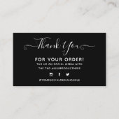 Dank je wel voor het mooie visitekaartje (Voorkant)