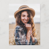 Dank je wel voor het script foto afstuderen briefkaart (Voorkant)