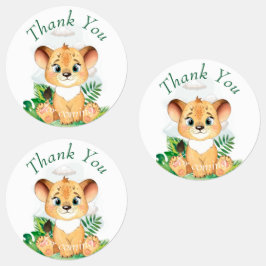 Dank je wel voor je kleine leeuw labels