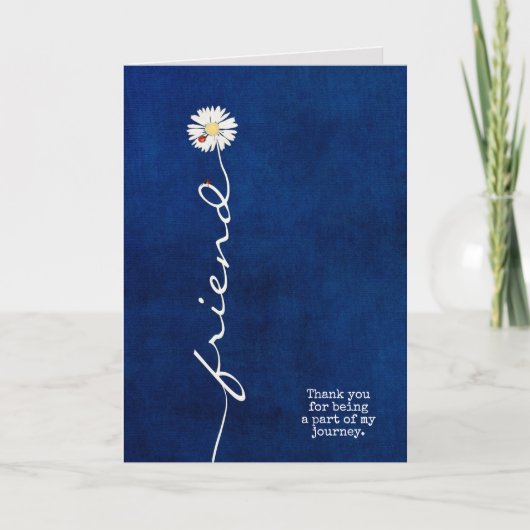 dank je wel voor je vriendschap met ladybugs kaart (Voorkant)