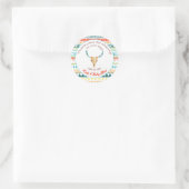 Dank je wel voor Sticker | Boho Chic (Tas)