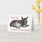 Dank je wel, vriend Donkey Kaart (Gele Bloem)