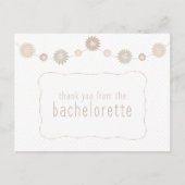 Dank je wel, vrijgezellenfeest briefkaart (Voorkant)