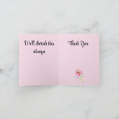 Dank je wel : Waardering Bedankkaart (Binnen)