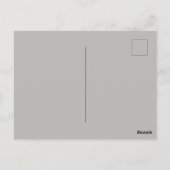 Dank je wel waarderingskaart voor kleding  briefkaart (Achterkant)