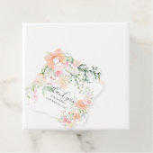 DANK JE WEL | Waterverf Pastel Bloemen Bedankjes Labels (In situ)