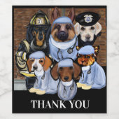 DANK JE WEL WIJN ETIKET (Enkel label)