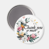 Dank je wel, zeer waardevol cadeau magneet (Voorkant / Achterkant)