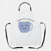 Dank je wel, zo Matcha Schort (Voorkant)