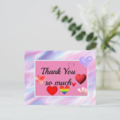 dank je wel zoveel briefkaart (Staand voorkant)