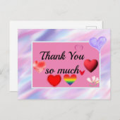 dank je wel zoveel briefkaart (Voorkant / Achterkant)