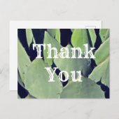 Dank je wel Zuidwesterse stijl Agave waardering Briefkaart (Voorkant / Achterkant)