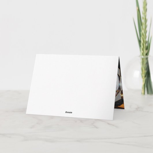 Dank je | Wildflowers en bessen geometrisch Bedankkaart (Achterkant)