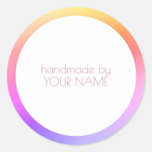 Dank je, winkel, bestel sticker (Voorkant)