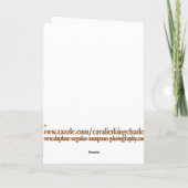 Dank je Wiskunde leraar, Cavalier King Charles Bedankkaart (Achterkant)