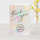 dank je witte opal textuurkaart kaart (Gele Bloem)