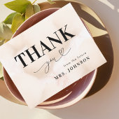 Dank je wolk negen hart script bruidsfeest bedankkaart