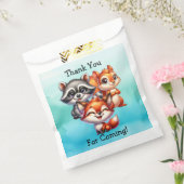 Dank je | Woodland Creatures Baby shower Bedankzakje (Gezegeld)