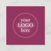 Dank je | Zakelijke minimalistische Logo Kortingskaartje (Voorkant)