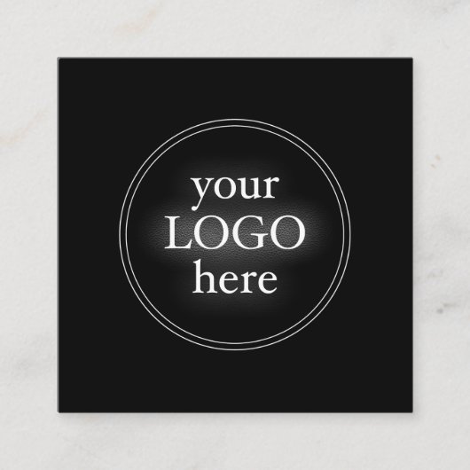 Dank je | Zakelijke minimalistische Logo Kortingskaartje (Voorkant)