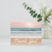 Dank je. Zand, lucht en Zee. Briefkaart (Staand voorkant)
