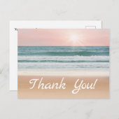 Dank je. Zand, lucht en Zee. Briefkaart (Voorkant / Achterkant)