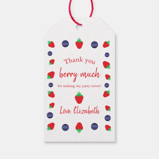 Dank je zeer dank je cadeaulabel (Achterkant)