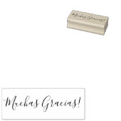 Dank je zeer | Hartelijk dank | Spaans Rubberstempel (Gestempeld)