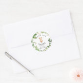 Dank je zeer veel ronde sticker (Envelop)